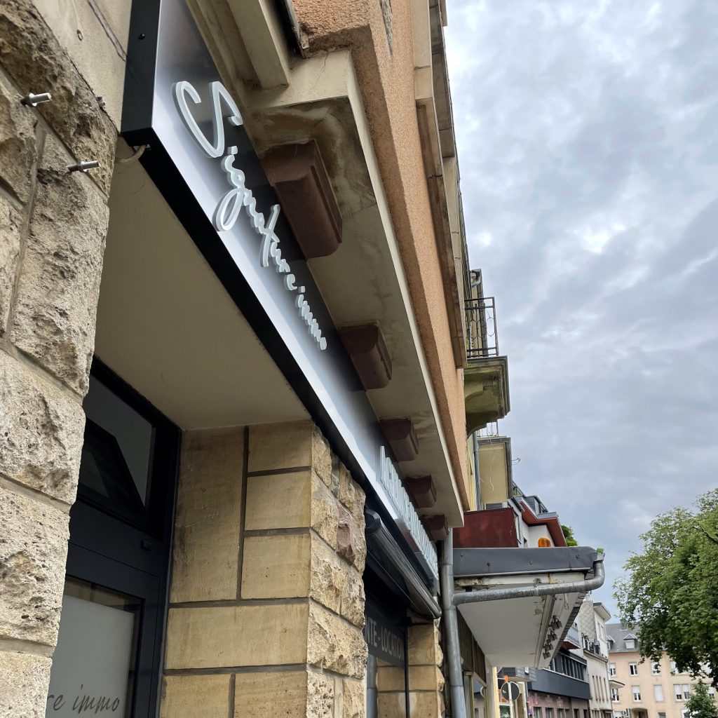 Enseigne signature Immo