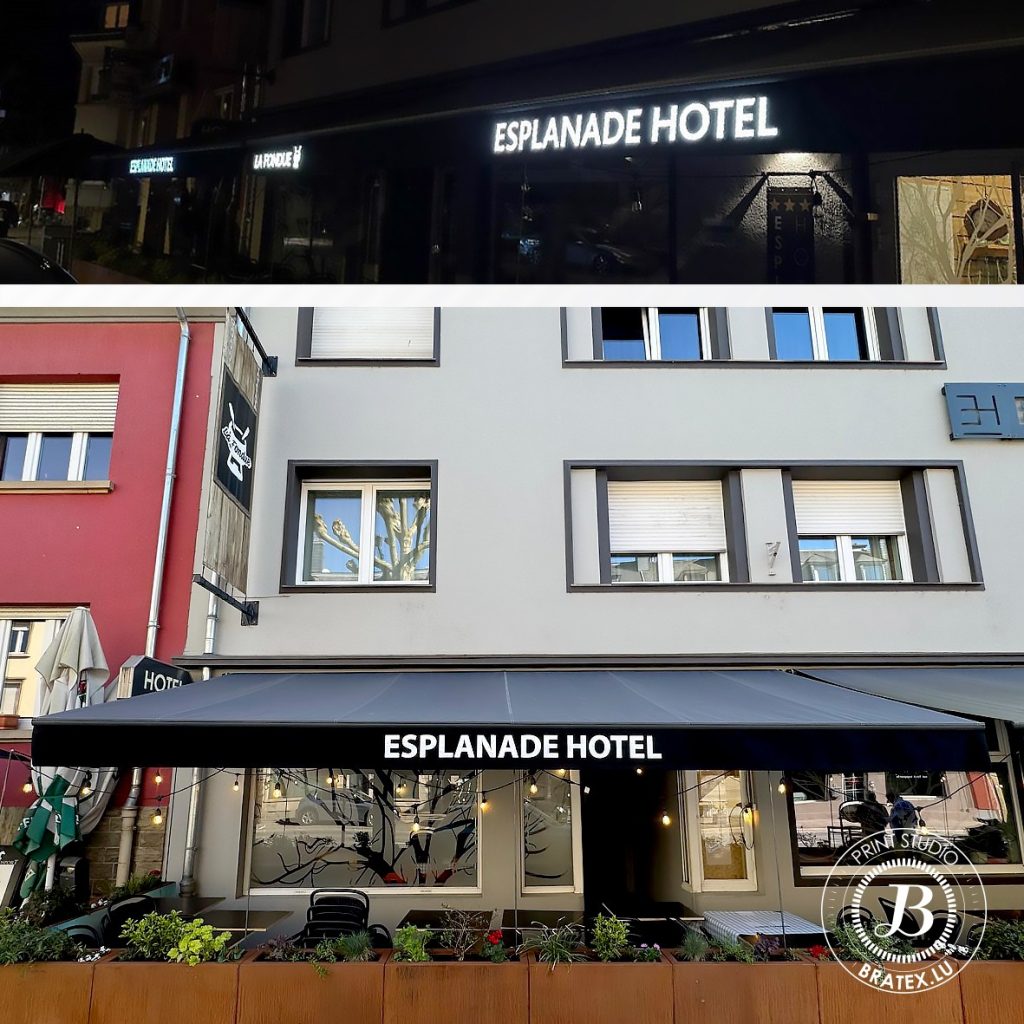 Enseigne l'Esplanade Hotel